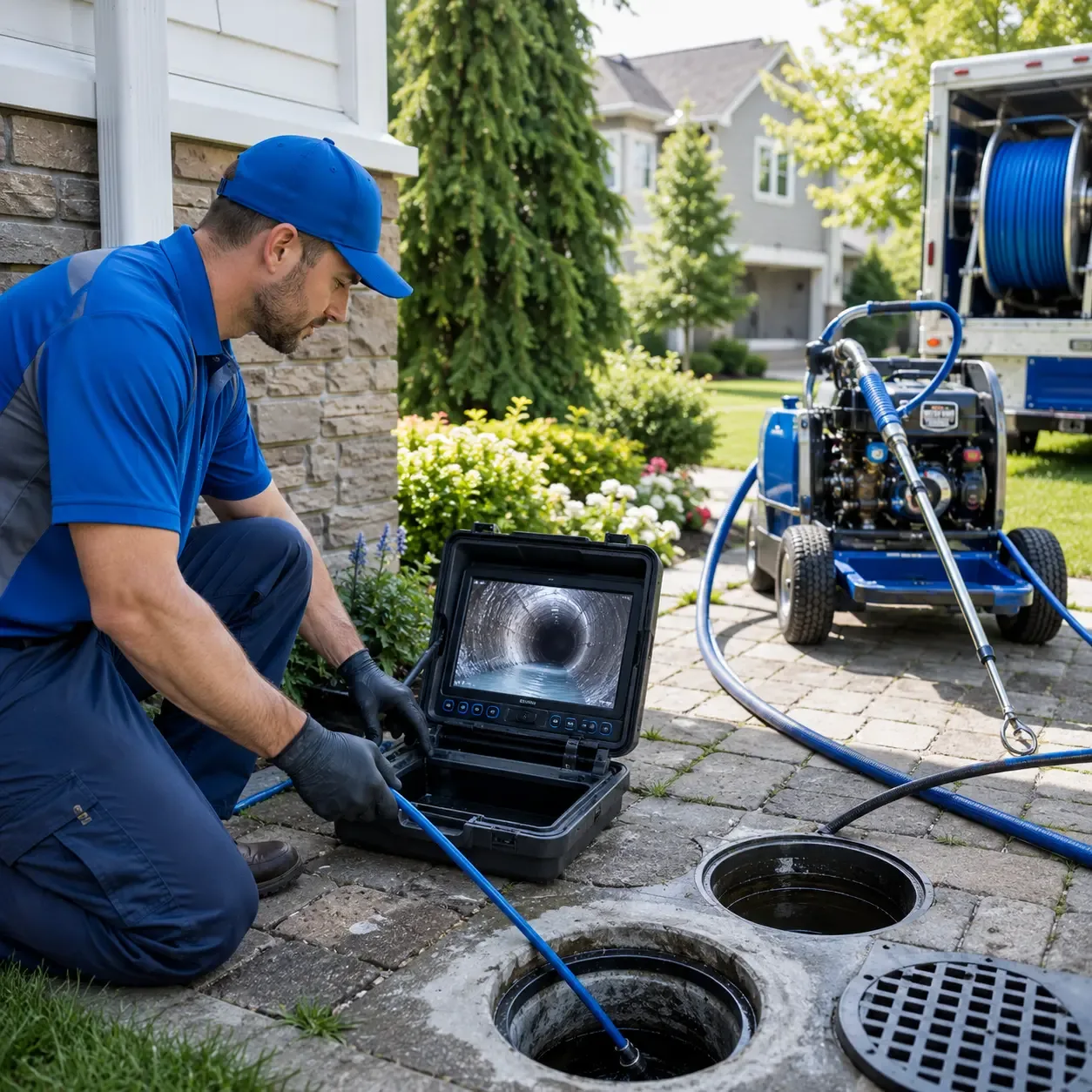 Outdoor drain cleaning professionals serving Marlette, MI