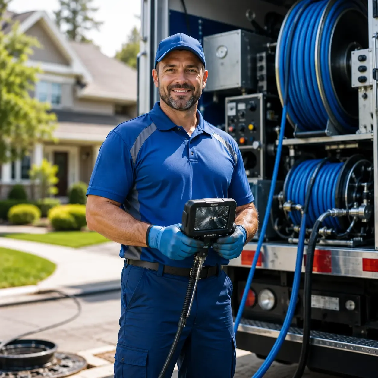 Local outdoor drain cleaning specialists in Marlette, MI